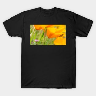 California Poppies in the Wind T-Shirt